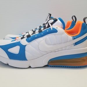 blue orange and white nikes